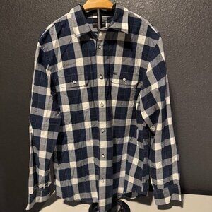 Banana Republic Men’s Anchor Check Button-Down Shirt – Size Large